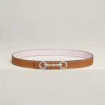 Lady Rider belt buckle & Reversible leather strap 24 mm